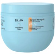 Ollin Восстанавливающая маска для волос с церамидами / Ultimate Care, 500 мл 21652-30595