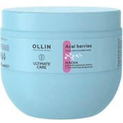 Ollin Маска для окрашенных волос с экстрактом ягод асаи / Ultimate Care, 500 мл 21656-30599