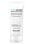 MeLoSo Пилинг-гель для лица с AHA/BHA/PHA кислотами и морской водой / Clear Balance Hyaluron Aqua Peeling Gel, 130 мл 24716-72427