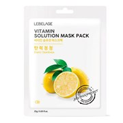 Lebelage Тканевая маска с витамином / Vitamin Solution Mask Pack, 25 г 13083-11805