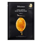 JMsolution Восстанавливающая тканевая маска с прополисом / Honey Luminous, 30 мл 19760-21484