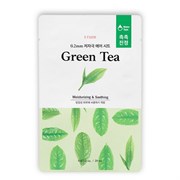 Etude Тканевая маска для лица с экстрактом зелёного чая / 0.2 Therapy Air Mask Green Tea, 20 мл 20001-23543