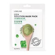 Lebelage Тканевая маска для лица с центеллой / Cica Solution Mask Pack, 25 г 19990-23678