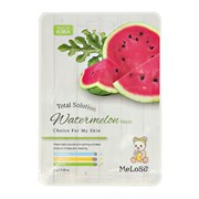 MeLoSo Тканевая маска для лица с экстрактом арбуза / Total Solution Watermelon Mask, 25 г 24712-72501