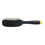 Dewal Щетка для волос массажная / Banana Black BNN81, черный 9787-6801