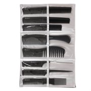 Dewal Набор расчесок в черном чехле SET10159, черный, 8 шт. 23774-65388