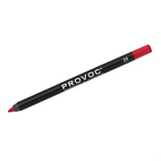 Provoc Гелевый карандаш-подводка для губ водостойкий / Semi Permanent Gel Eye Liner Filler №24 Heat of the Momen, красный 1760-1592