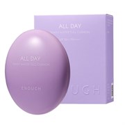Enough Увлажняющий тональный кушон для лица №21 / All Day Dewey Water Full Cushion SPF 50+ PA++++, бежевый, 12 г + запаска 12 г 24536-71040