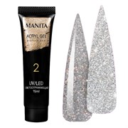 Manita Professional Акриловый гель для ногтей светоотражающий №02, 15 мл 22601-63726
