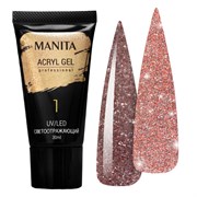 Manita Professional Акриловый гель для ногтей светоотражающий №01, 15 мл 22599-63737