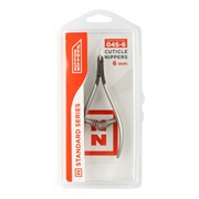 Nippon Nippers Кусачки маникюрные для кутикулы / Standard NN_NS-04S-6, спиральная пружина, ручная заточка, 6 мм 23826-65533