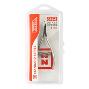 Nippon Nippers Кусачки маникюрные для кутикулы / Standard NN_NS-04S-4, спиральная пружина, ручная заточка, 4 мм 23825-65540