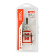 Nippon Nippers Кусачки маникюрные для кутикулы / Standard NN_NS-01S-4, спиральная пружина, ручная заточка, 4 мм 23817-65544