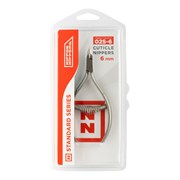 Nippon Nippers Кусачки маникюрные для кутикулы / Standard NN_NS-02S-6, спиральная пружина, ручная заточка, 6 мм 23822-65545
