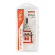 Nippon Nippers Кусачки маникюрные для кутикулы / Standard NN_NS-01S-6, спиральная пружина, ручная заточка, 6 мм 23818-65556