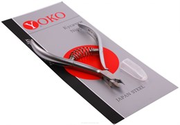 YOKO Кусачки маникюрные для кутикулы / Professional Quality SK 029, спиральная пружина, ручная заточка, 6 мм 2431-2013