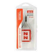 Nippon Nippers Кусачки маникюрные для кутикулы / Standard NN_NS-02-4, двойная пружина, ручная заточка, 4 мм 23819-65537
