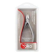 YOKO Кусачки педикюрные для вросшего ногтя / Professional Quality SK 050, двойная пружина, ручная заточка, 14 мм 24673-72623