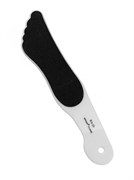 Zinger Тёрка педикюрная двусторонняя абразивная / Classic RA-20, белый 6408-66347