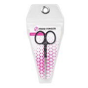Frau Finger Ножницы маникюрные для кутикулы изогнутые / Classic FS-131BM, матовые, ручная заточка, 10 см 20688-65726