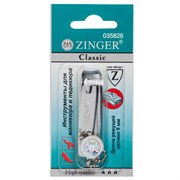 Zinger Книпсер для ногтей с пилкой и с цепочкой / Classic SLN-603 F C, 9 мм 2108-64917