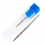Nail Art Фреза алмазная конус 19, красный 16806-17645