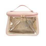 Kristaller Косметичка женская Elegant suitcase, пыльная роза 25059-72559