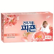 PIGEON Кондиционер-салфетки для использовании в сушильной машине / Rich Perfume Dryer Sheet La Fiesta, 40 листов 20738-29280