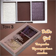 Тени для век DoDoGirl 3 цвета Арт 3270 тон 3 244024-253697